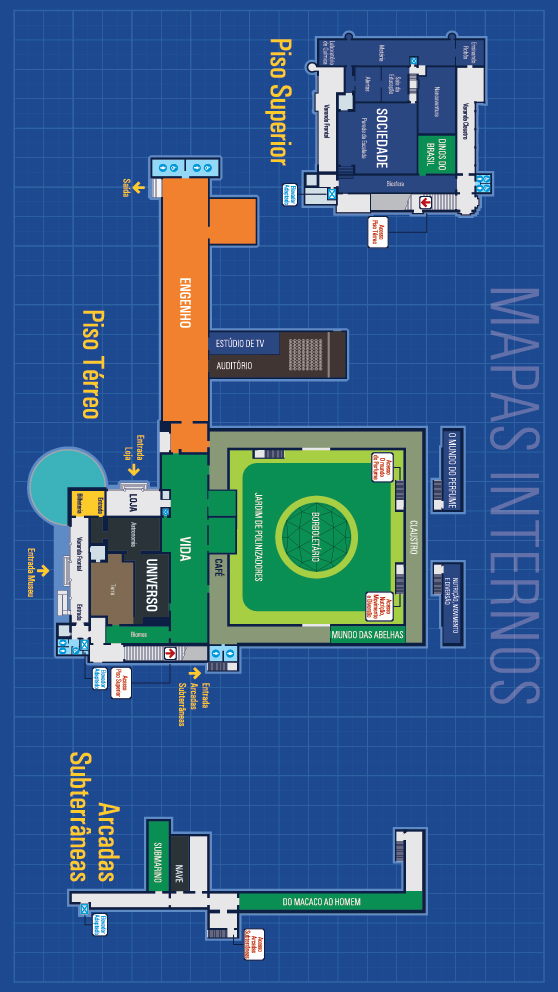 mapa museu catavento