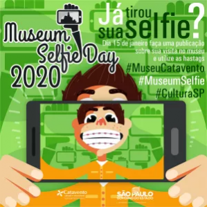 museum selfie day 2020 catavento