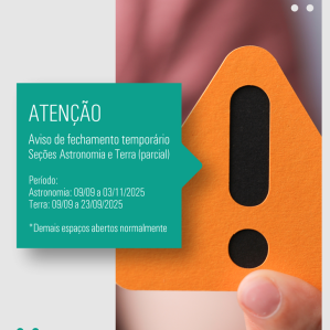 aviso de fechamento temporário